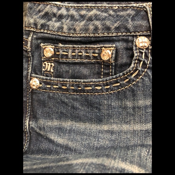 ‼️SOLD‼️ Womens Miss Me Boot Jeans Size 34 👖 - Picture 7 of 12